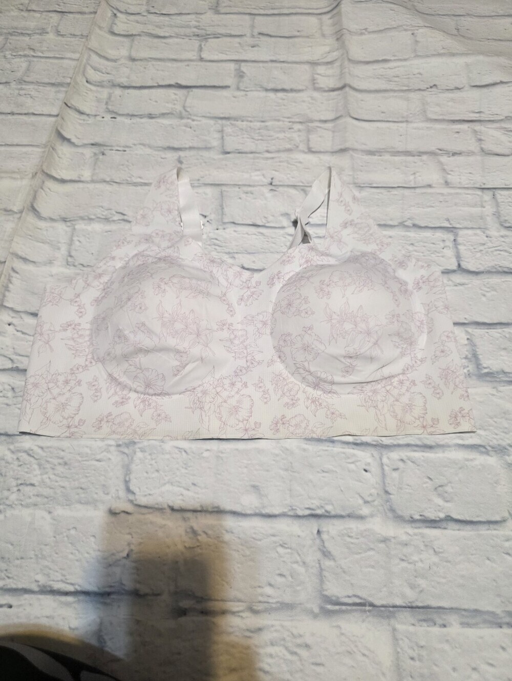 Bali Light Pink Floral Wireless Bralette